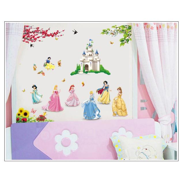 Decal trang trí Các Công Chúa Cổ Tích