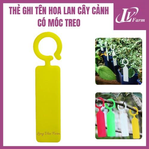 THẺ GHI TÊN LAN - Thẻ Nhựa Ghi Tên, Đánh Dấu Có Quai Móc Dùng Cho Hoa Lan, Cây Cảnh