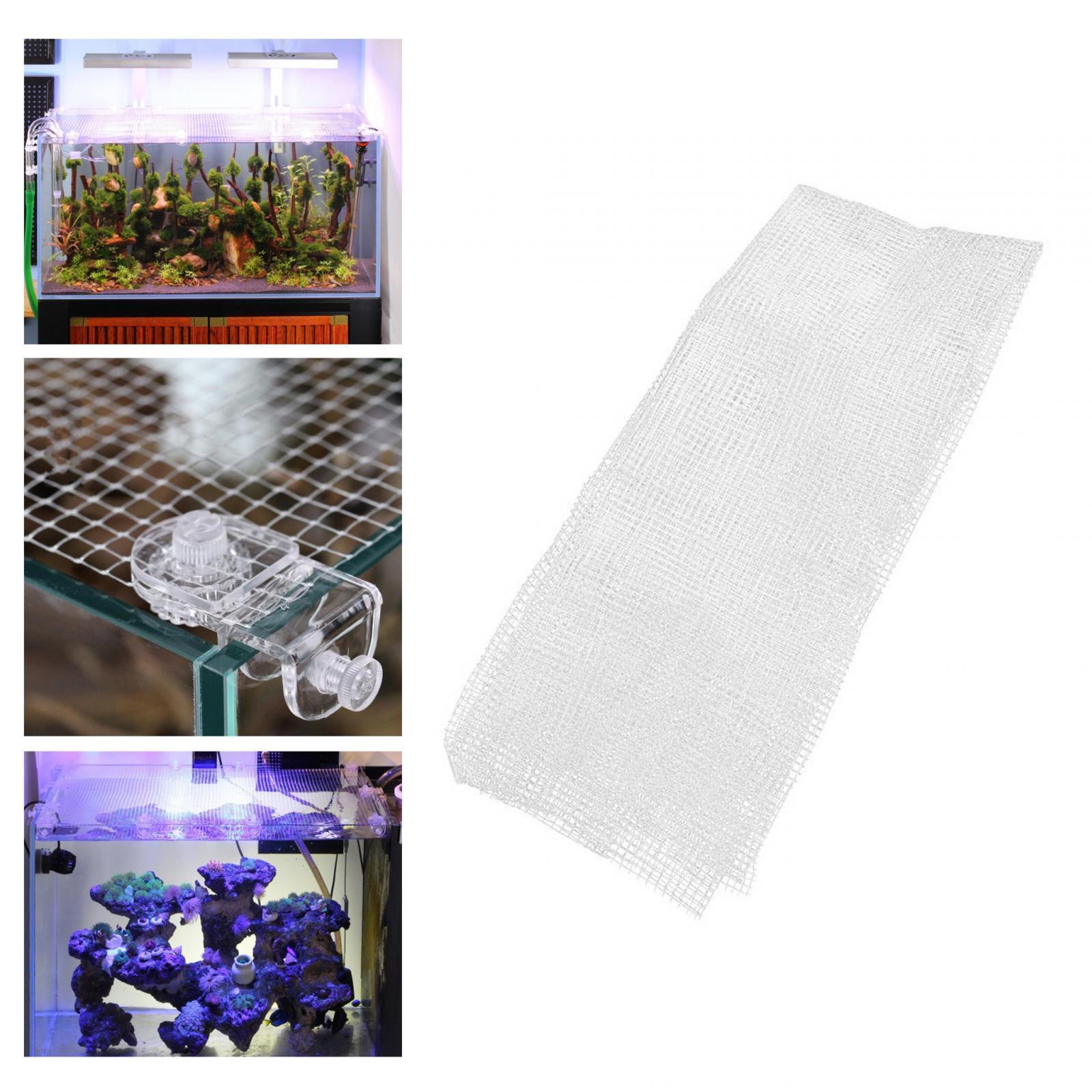 Aquarium Cover Fish Guard Anti-escape Sturdy Clear Aquarium Screen Accessory
