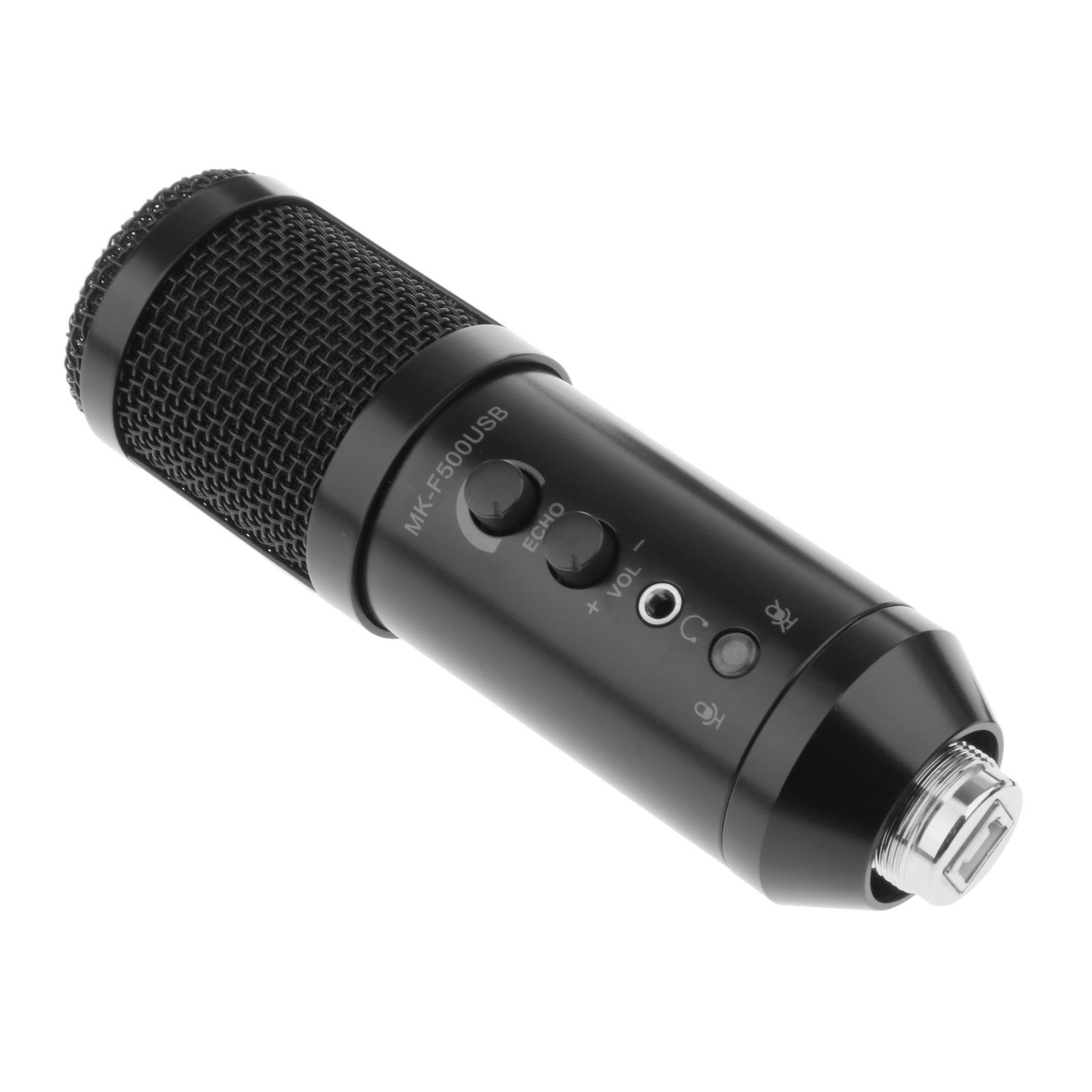 USB Podcast Condenser Microphone, Professional PC Streaming Cardioid Microphone Kit with Boom Arm, Shock Mount,  Filter and Windscreen