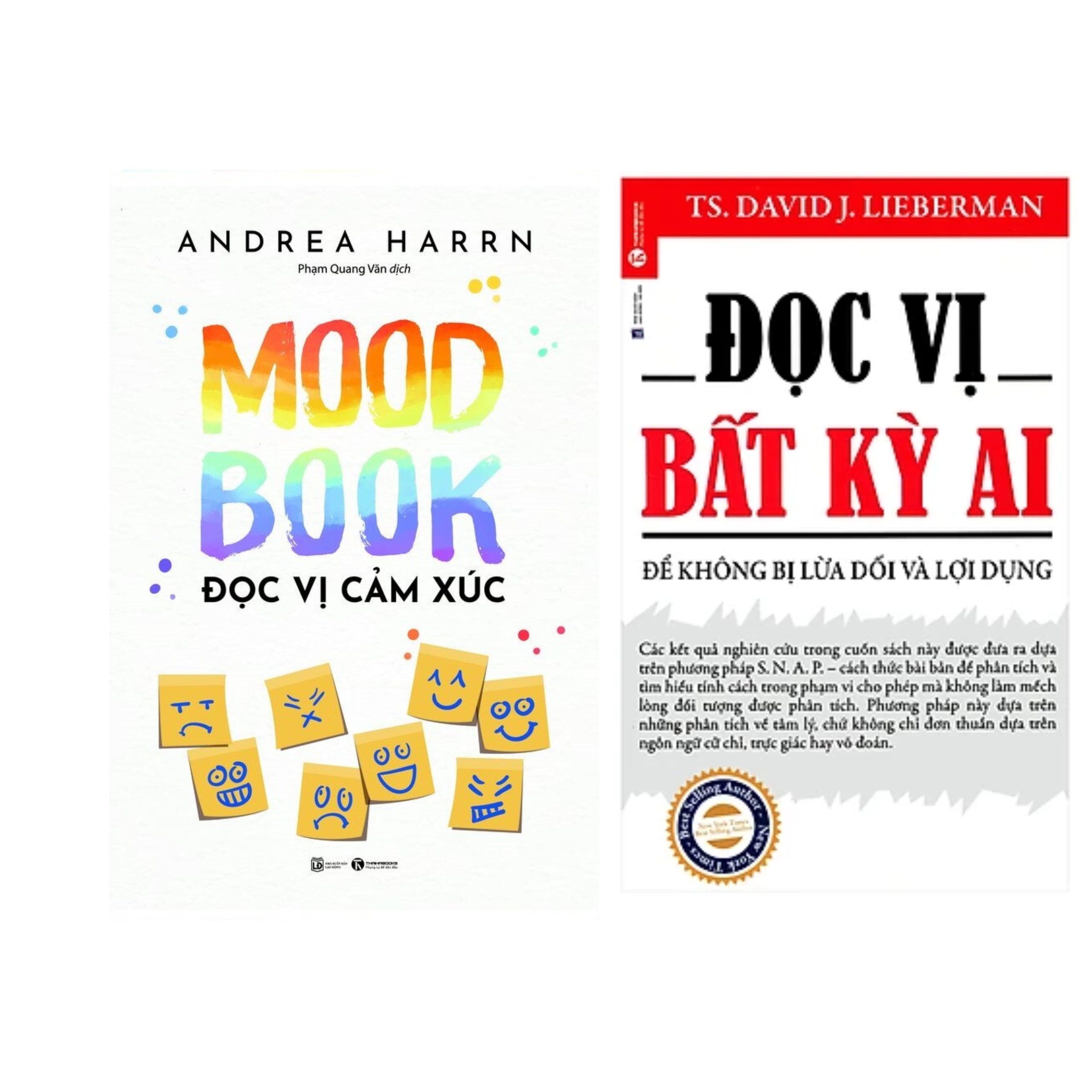 Combo 2Q Sách Tư Duy - Kĩ Năng Sống  : Mood Book - Đọc Vị Cảm Xúc + Đọc Vị Bất Kỳ Ai (Tái Bản 2019)