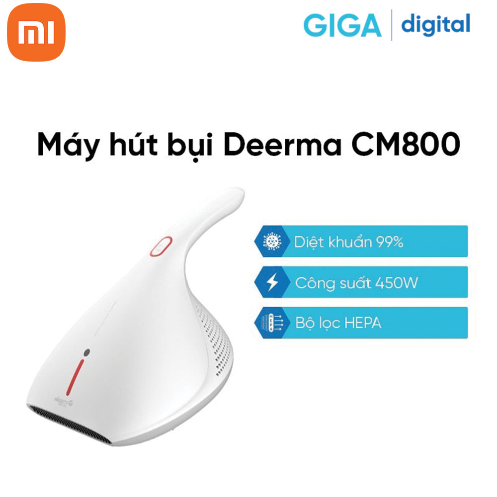 Máy hút bụi diệt khuẩn uv giường nệm Xiaomi CM800 - Hàng Chính Hãng