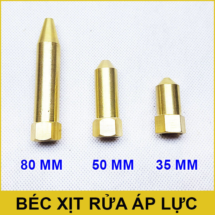 Béc đồng 1 tia xịt rửa xe máy lạnh 50mm