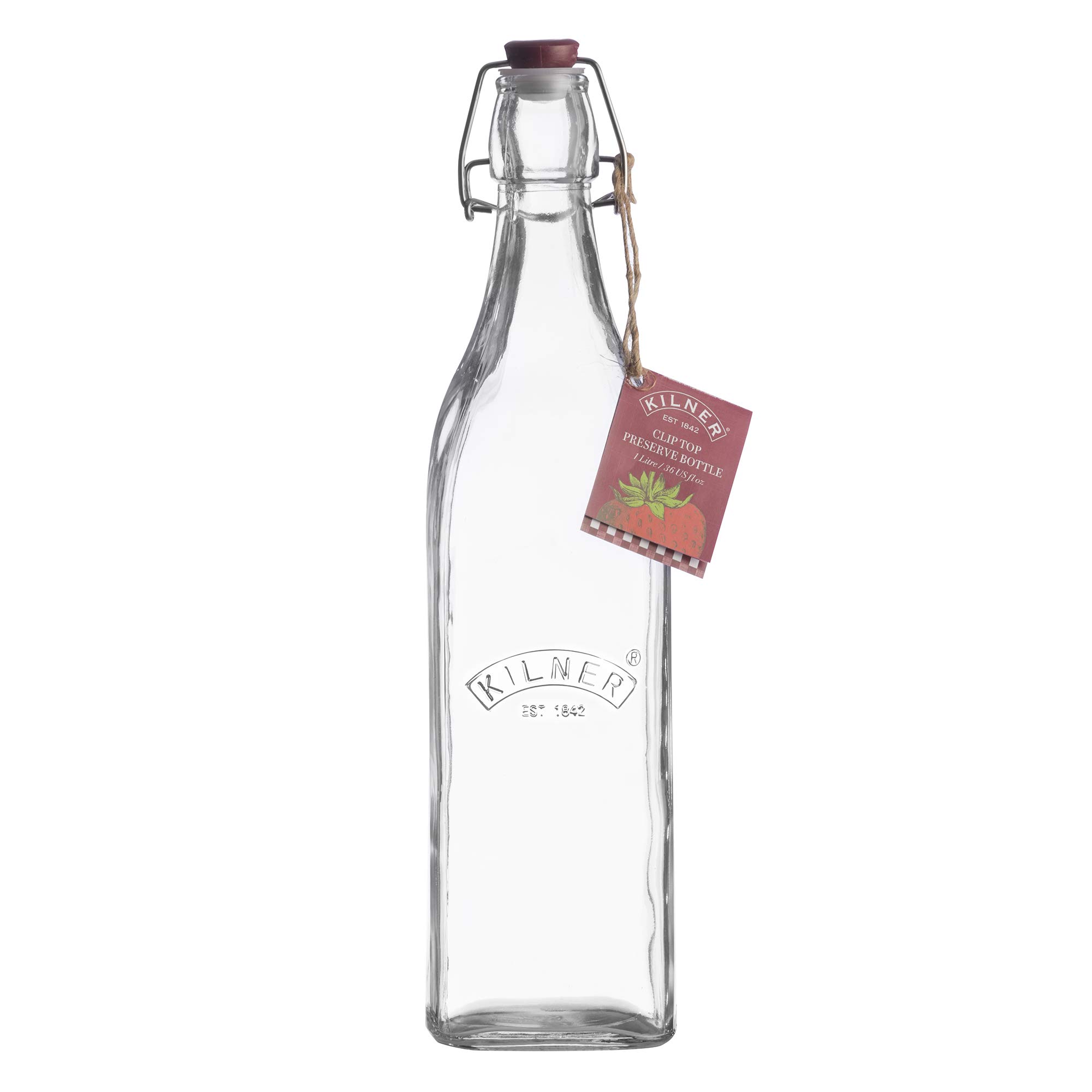 Kilner - Chai thủy tinh vuông - 1L