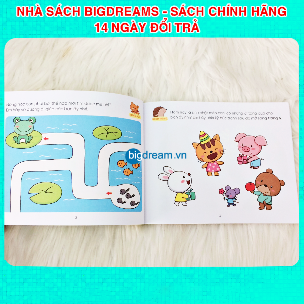 Hỏi đáp thông minh Rèn luyện não trái và não phải Tập 1 - Phát triển tư duy cho bé