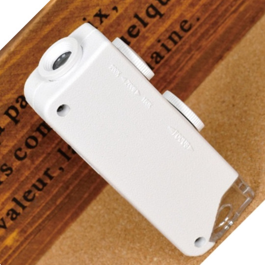 Kính lúp mini độ phóng đại 160-200x cầm tay cao cấp, có tích hợp đèn