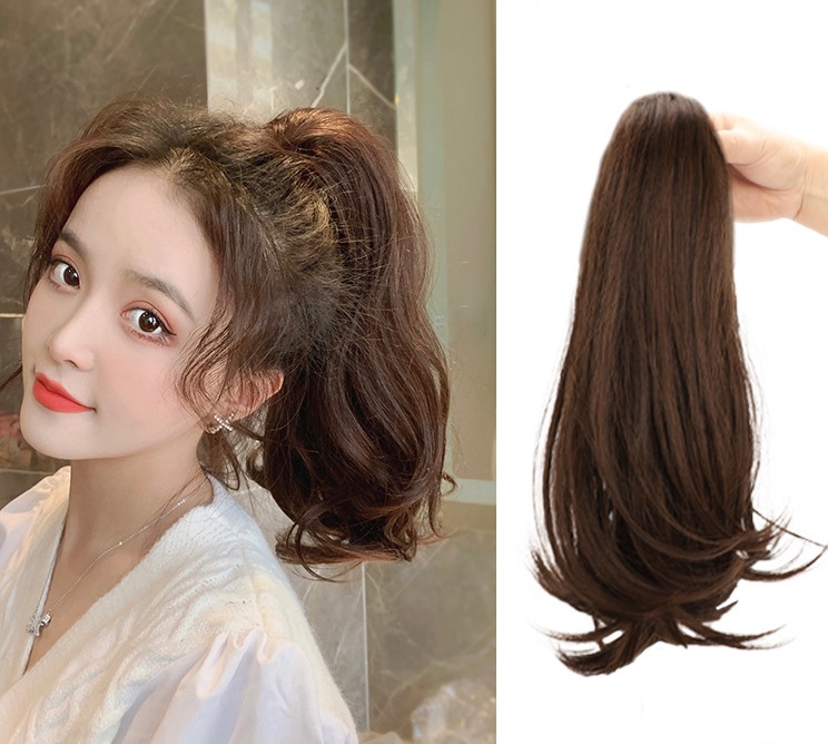 Ngoạm cụp đuôi lơi 35cm NG35 ️FREESHIP️ tóc giả ngoạm kẹp,ngoạm tóc giả