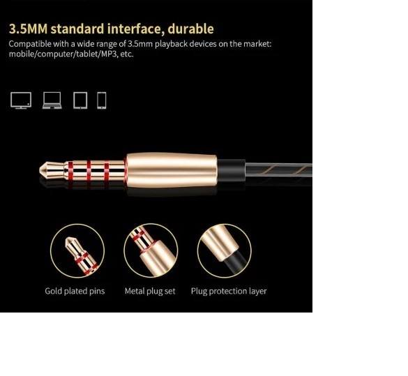 Tai Nghe Nhét Tai Super A4 9D Có Micro Jack 3.5mm Âm Thanh Siêu Trầm - miếng lót chuột