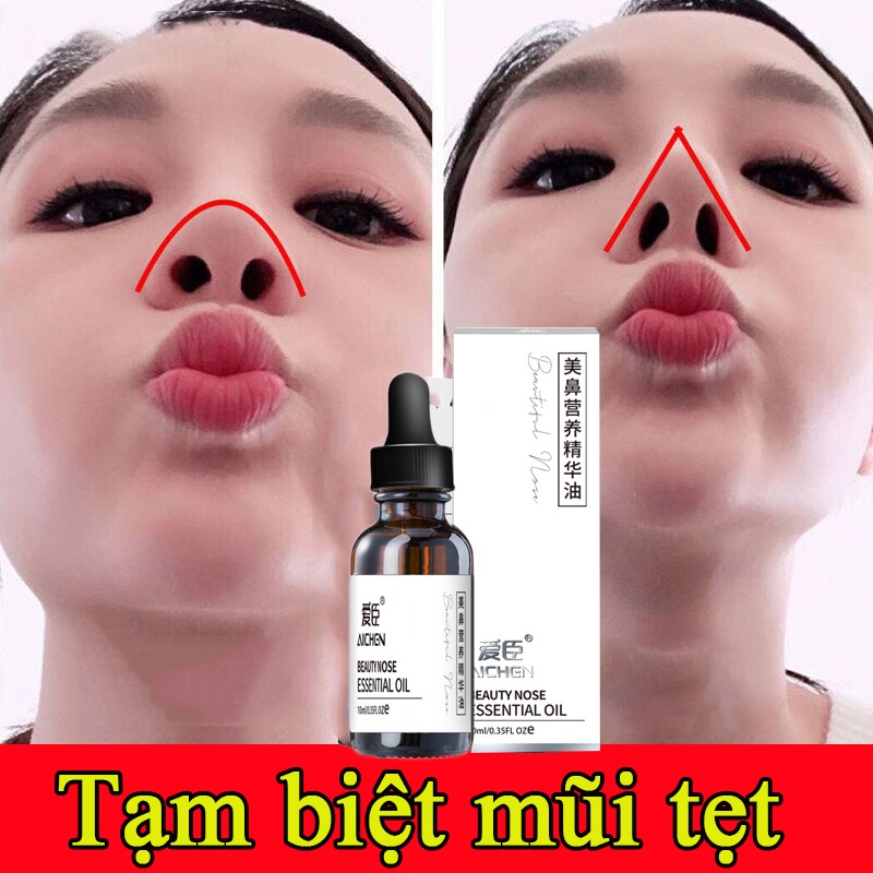 Serum cao mũi 10ml tinh dầu nâng mũi săn chắc tạo dáng mũi tăng chiều cao sống mũi