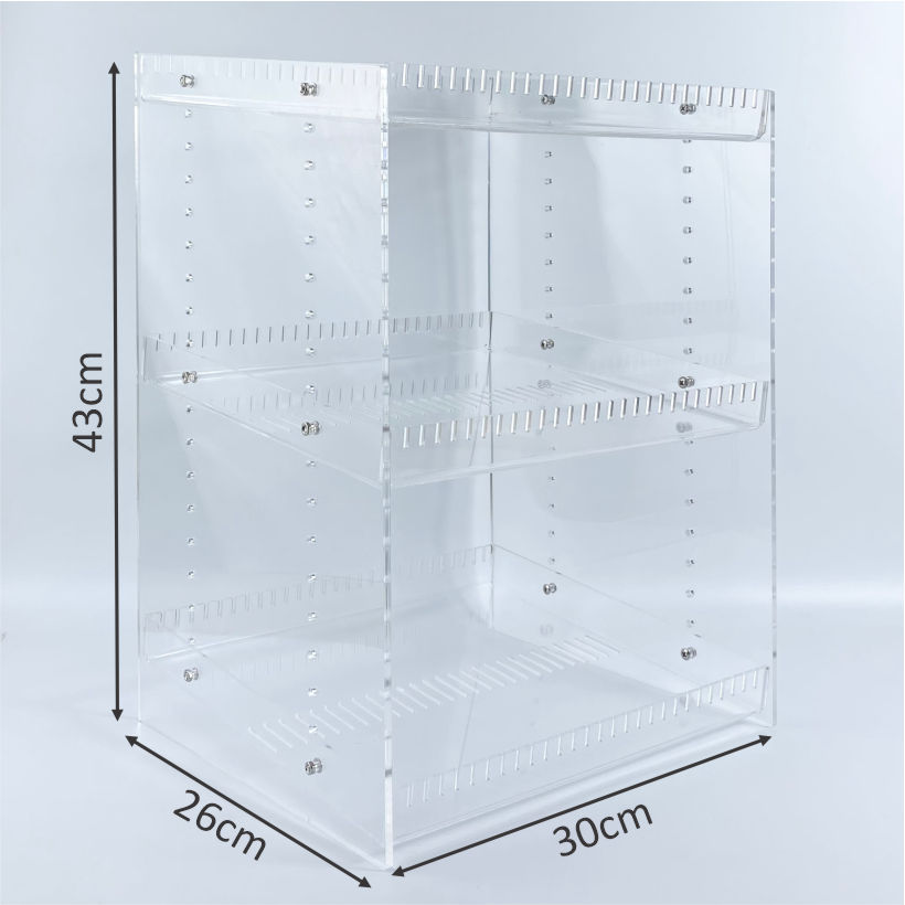 Kệ trưng bày DCHS mica Enter TBNS08 / TBNS09 / TBNS10 30x26x43cm