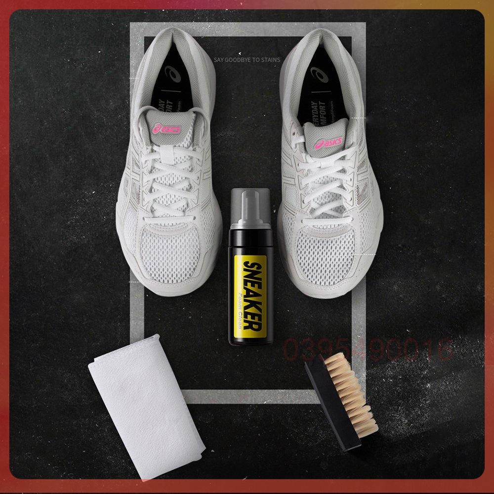 Bộ  4 chi tiết vệ sinh giày dép sneaker bằng công nghệ nano làm sạch các vết bẩn không cần dùng nước mùi thơm tự nhiên