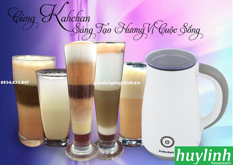 Máy đánh sữa tạo bọt, pha cacao Kahchan EP2178 - 450ml - Hàng chính hãng