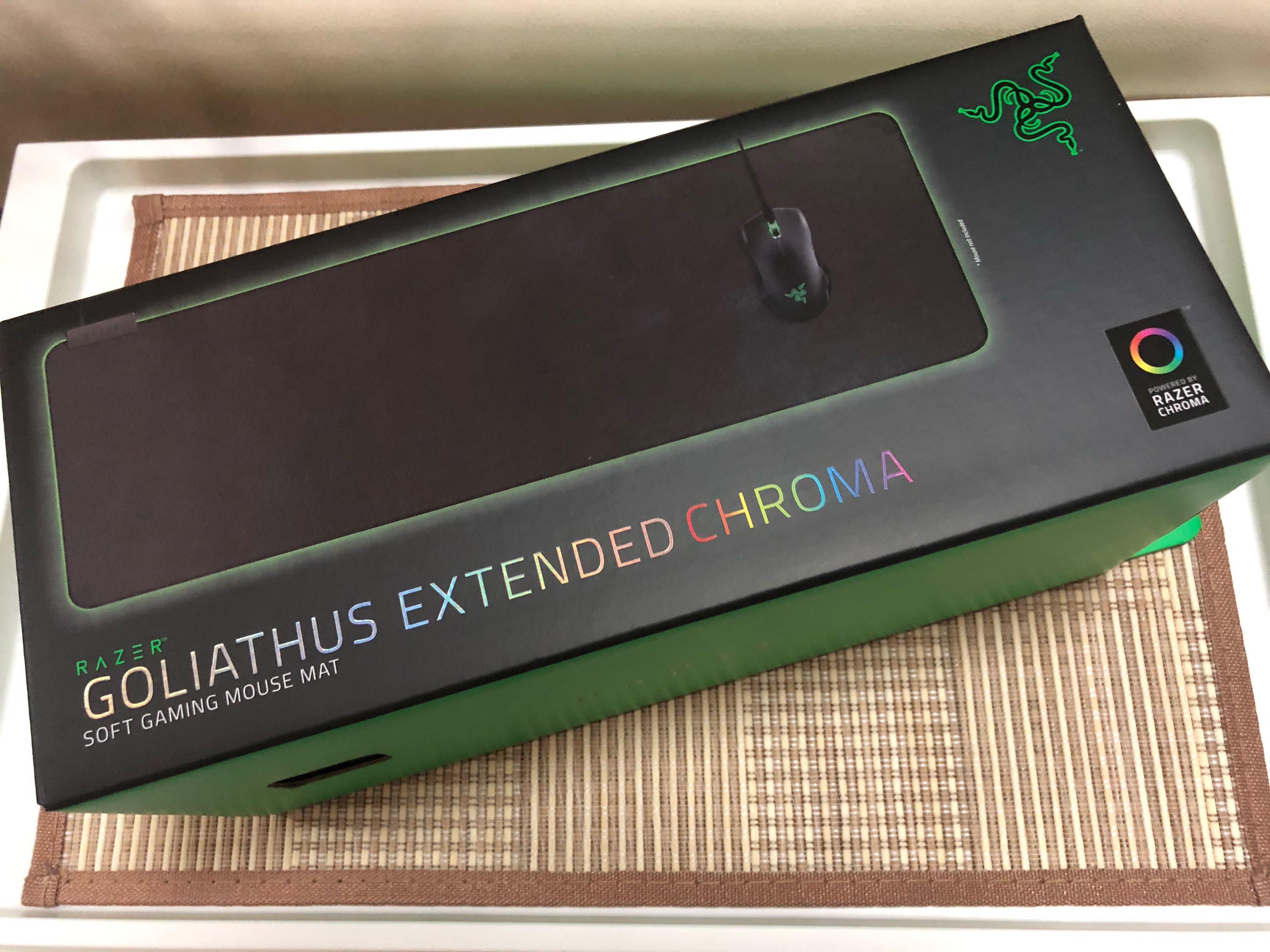 Tấm lót chuột Razer Goliathus Chroma Extended-Soft Mat-Chroma_RZ02-02500300-R3M1- HÀNG CHÍNH HÃNG