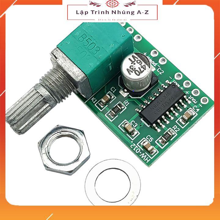 [Lập Trình Nhúng A-Z][145] Module Khuếch Đại Âm Thanh PAM8403 2x3W 5V Có Volume Điều Chỉnh Âm Lượng