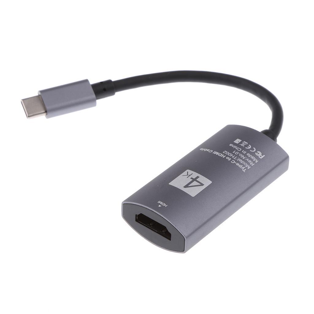 Aluminium USB Type C Male to   1080P  HDTV Convert Cable Adapter