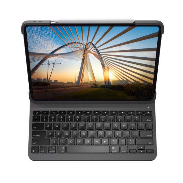 Bao da kèm bàn phím Logitech Slim Folio Pro dành cho iPad Pro 12.9 inch - Hàng chính hãng