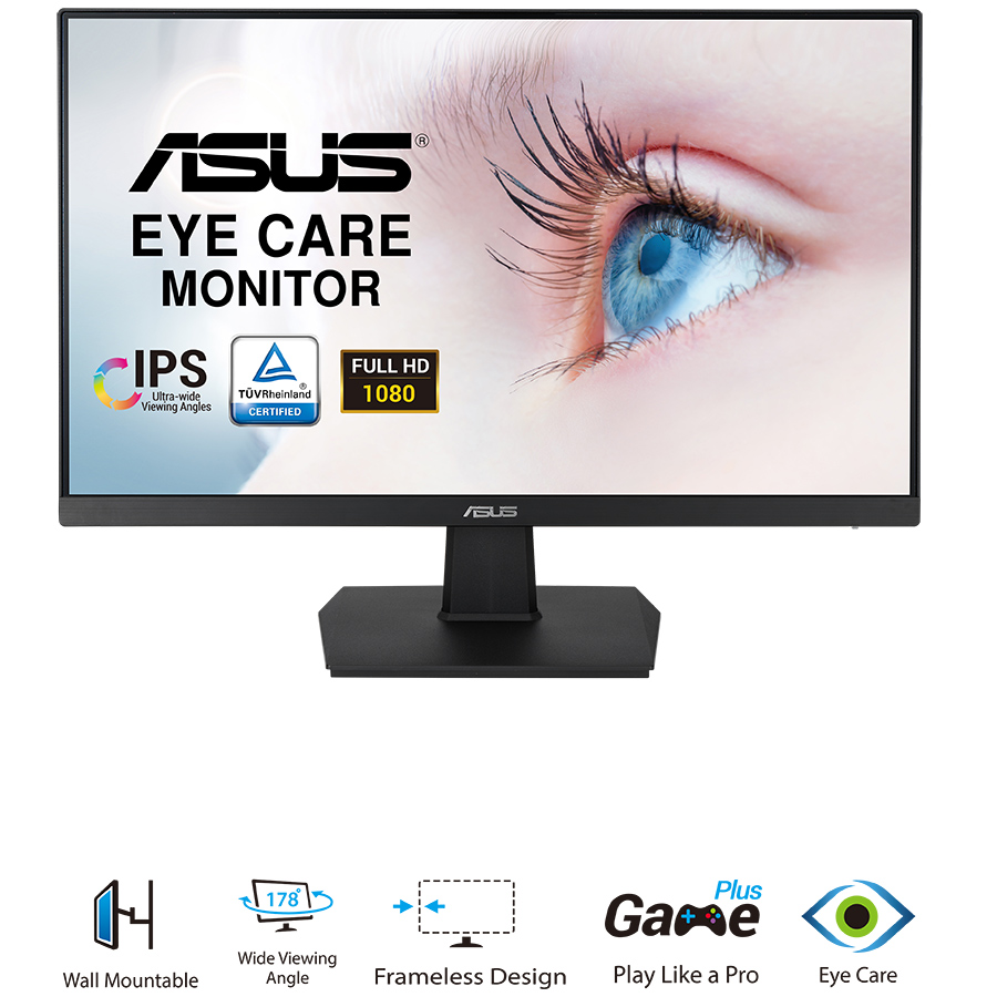 Màn Hình ASUS VA27EHE 27 IPS Full HD (1920x1080) 5ms 75Hz Viền Mỏng Bảo Vệ Mắt - Hàng Chính Hãng