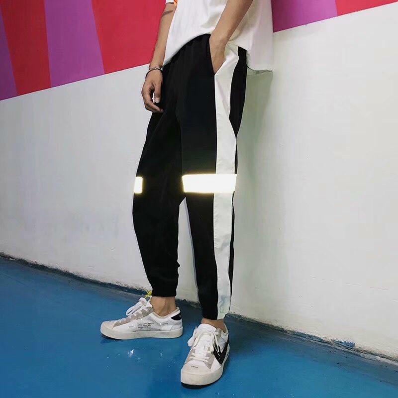 Quần jogger túi hộp sọc phản quang unisex Thiết kế mới nhất, Hàng kỹ mầu cực đẹp, Giá tốt nhất thị trường, Thoáng nhẹ