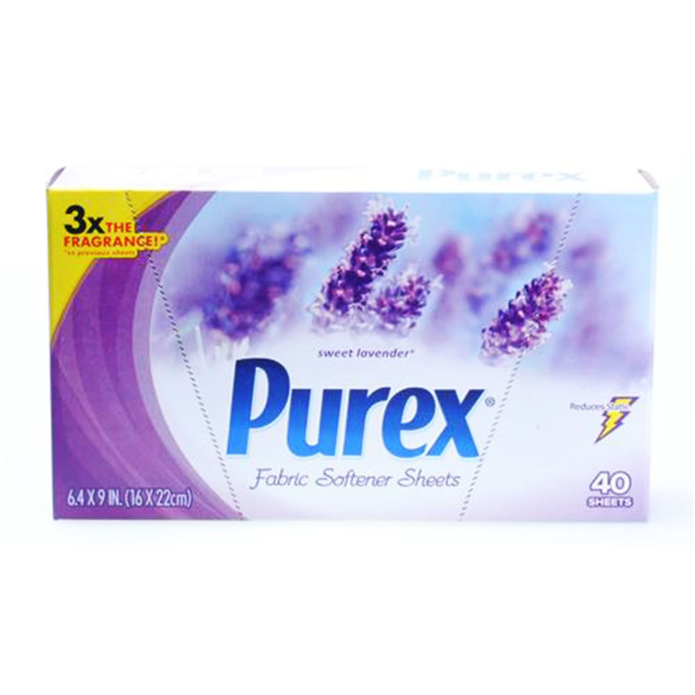 GIẤY THƠM QUẦN ÁO LAVENDER PUREX MỸ 40 TỜ,NHẬP KHẨU 100% TỪ MỸ,HƯƠNG THƠM DỊU NHẸ KÉO DÀI,XUA ĐUỔI CÔN TRÙNG