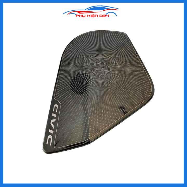 Bộ ốp màng loa vân Titan cho xe Civic 2016-2017-2018-2019-2020-2021 chống xước trang trí nội thất ô tô