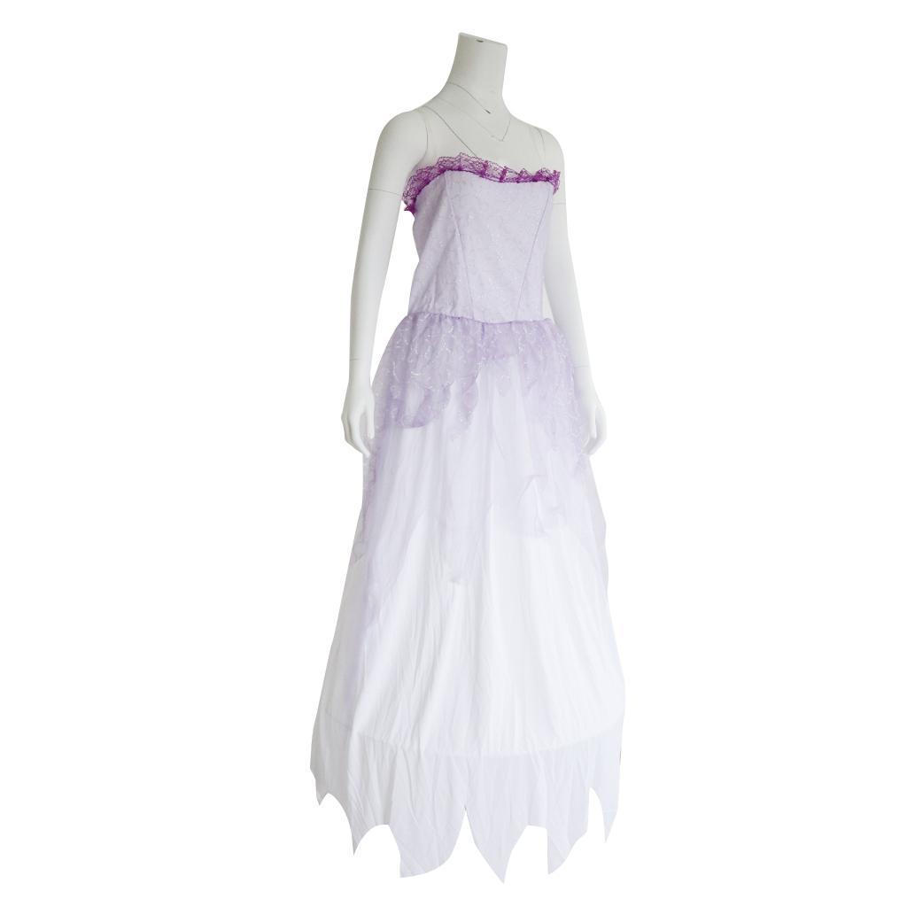Halloween Zombie Ghost Bride Costume Dress Cosplay Halloween Fancy Dress