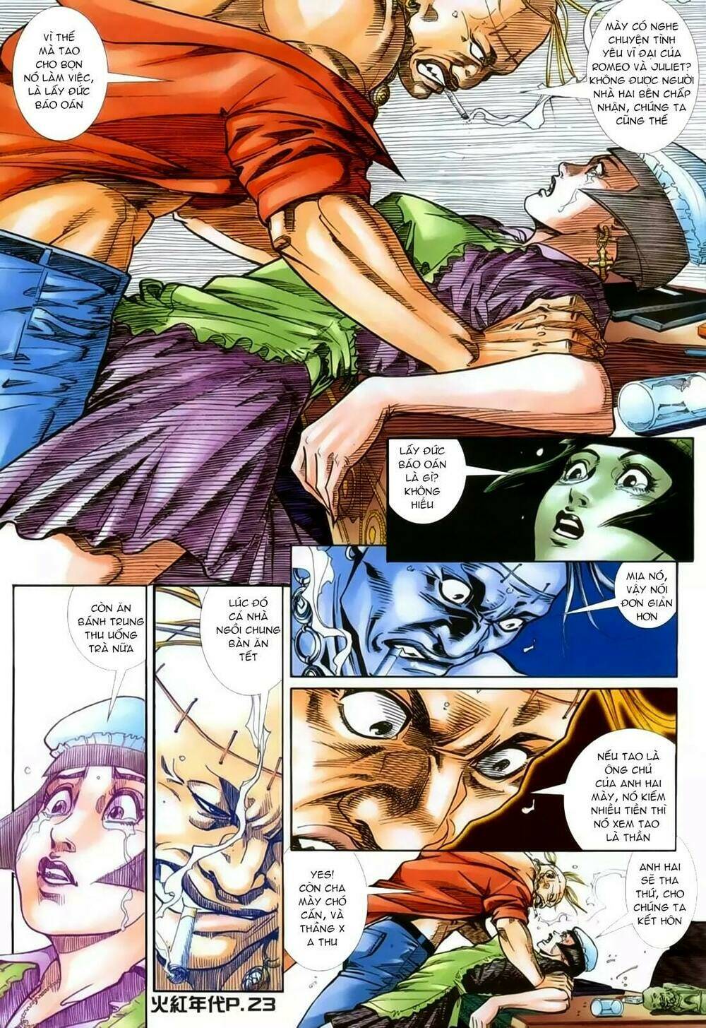 hỏa hồng niên đại hắc cốt đường chapter 131 18