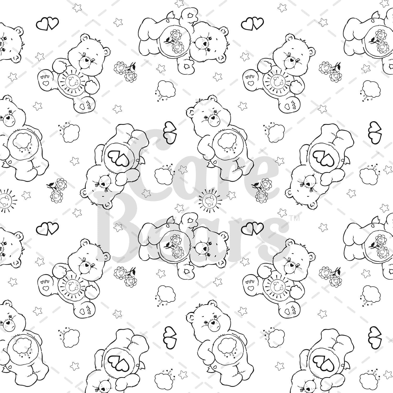 Sách ngoại văn: Care Bears - The Official Colouring Book