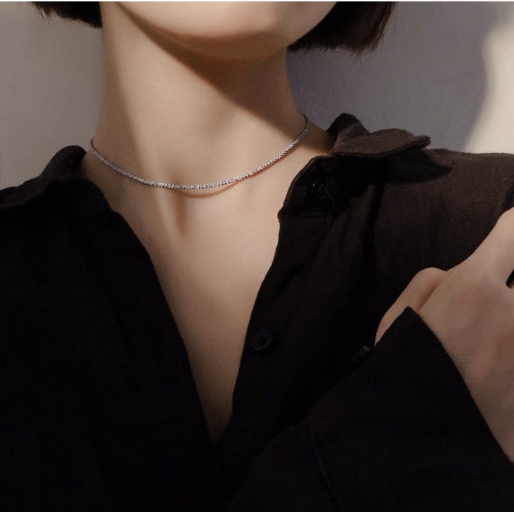 Vòng cổ chocker đơn giản - vòng tay kiểu hàn quốc