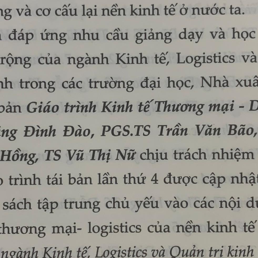 Giáo Trình Kinh Tế Thương Mại Dịch Vụ (Dành Cho Nghành Kinh Tế, Logistics Và Quản Trị Kinh Doanh) (14)