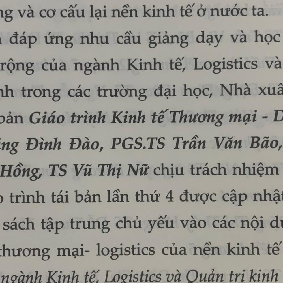 Giáo Trình Kinh Tế Thương Mại Dịch Vụ (Dành Cho Nghành Kinh Tế, Logistics Và Quản Trị Kinh Doanh) (14)