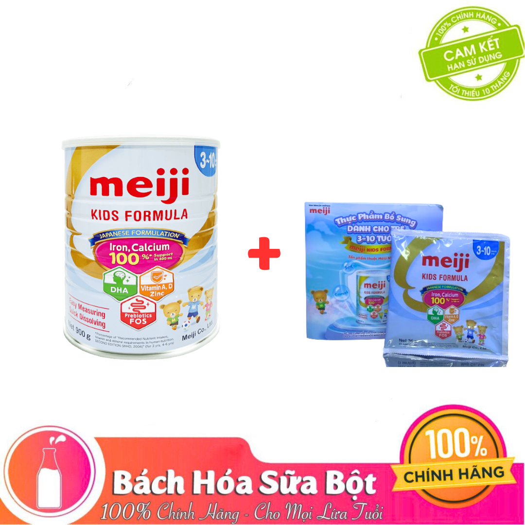 Sữa Bột Meiji Nhập Khẩu Số 3-10 (800g) Tặng Gói dùng thử 3-10