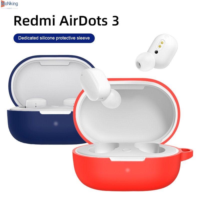 Mới nhất Silicone Bảo Vệ Bìa Trường Hợp đối với Xiaomi Redmi Airdots 3 TWS Bluetooth Tai Nghe Tai Nghe