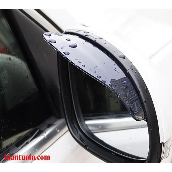 Bộ 02 miếng vè che mưa gương chiếu hậu ô tô