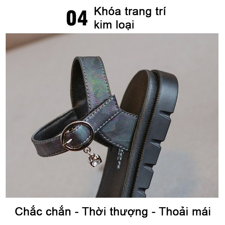 Dép quai hậu cho bé gái thiết kế theo phiên bản Hàn Quốc thời thượng in chữ Love