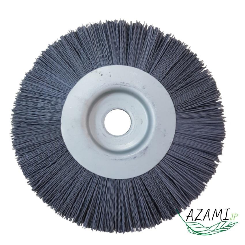 Bánh Cước Sợi Nilon Cát 200mm , Sợi 0,8mm , Lỗ 25,4mm, Chổi Cước Chà Nhám Gỗ , Đánh Bóng Gỗ, Chổi Quật gỗ , Hàng Cao Cấp