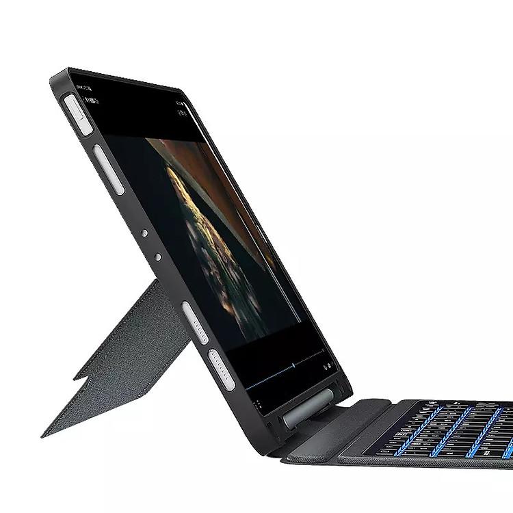 Bao Da Kèm Bàn Phím Không Dây WiWU Mag Touch Dùng Cho iPad 10.2/ 10.5, iPad Pro 11 inch/Air 4/Air5, iPad 12.9 2020/2021 có khay bút - Hàng chính hãng