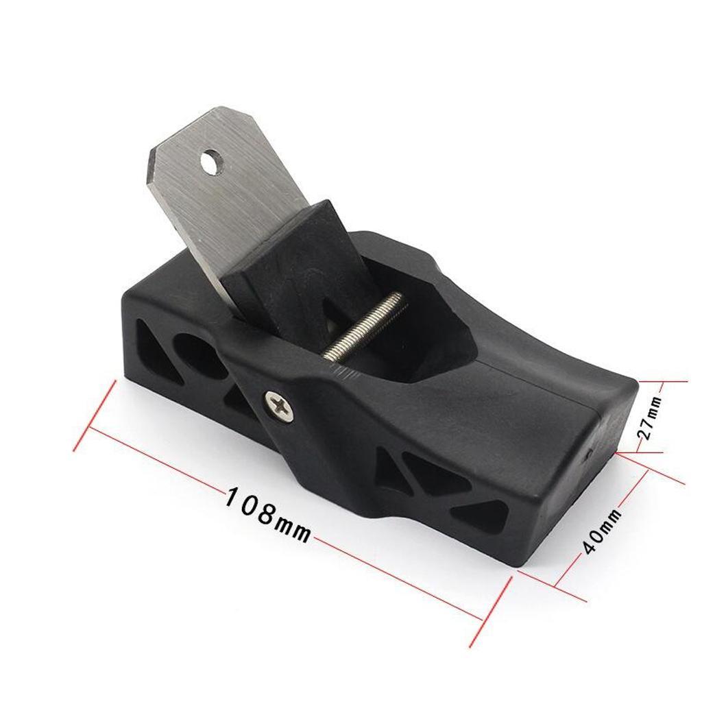 Pack of 2 Mini Wood Planer Hand Tool Flat Bottom Wood Trimming Plane for