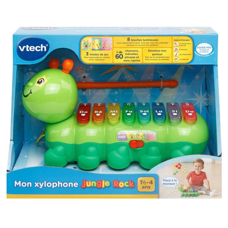 Đàn nhạc hình chú sâu có đèn 7 màu âm thanh sinh động thương hiệu Vtech