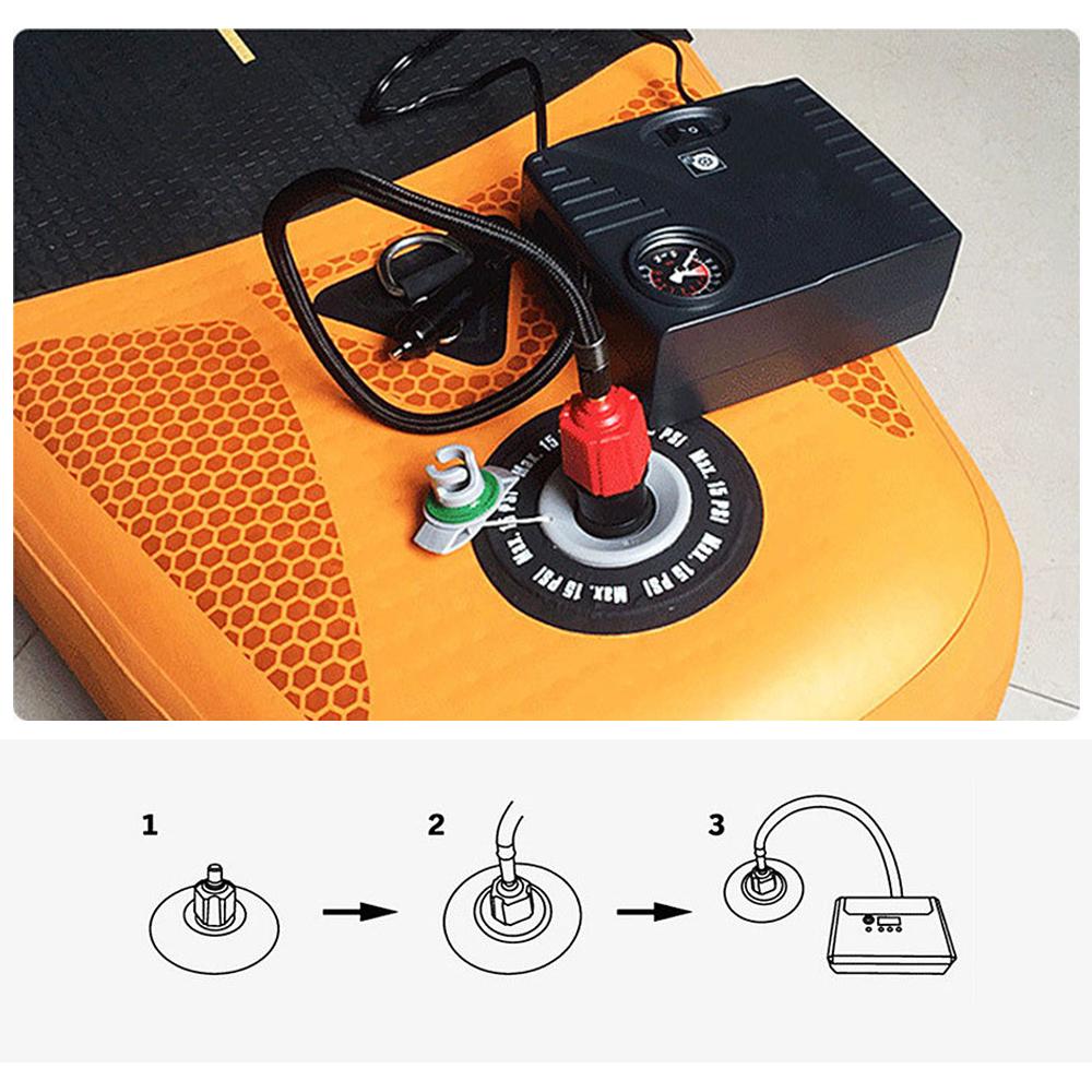 Bộ chuyển đổi Bơm SUP van với 4 vòi phun không khí dành riêng bơm hơi và thuyền SUP