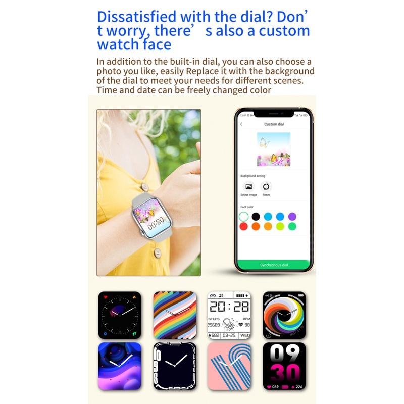 Mới Nhất Đồng Hồ Thông Minh Ultra Series 7 T900 PRO MAX Đồng Hồ Thông Minh Smartwatch Nam Nữ Cuộc Gọi Bluetooth Tự Tùy Chỉnh Mặt Đồng Hồ Vòng Tay Thể Thao màn Hình 1.75 Inch HD ^ MK ^