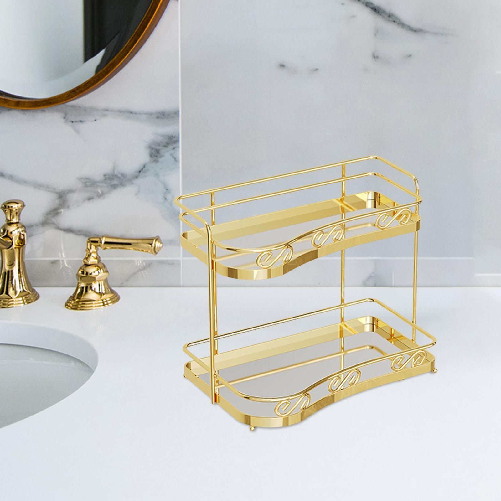 Multifunctional Makeup Organizer Cosmetic Storage Shelf for Bathroom Bedroom