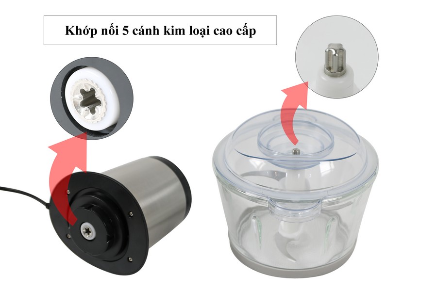 Máy xay thịt Mishio MK-135 1.8L