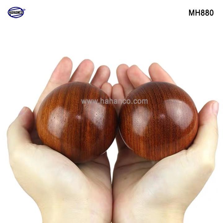 COMBO 2 quả bi lăn tay Mát xa Gỗ hương đỏ 5cm, 6cm ️ đơn