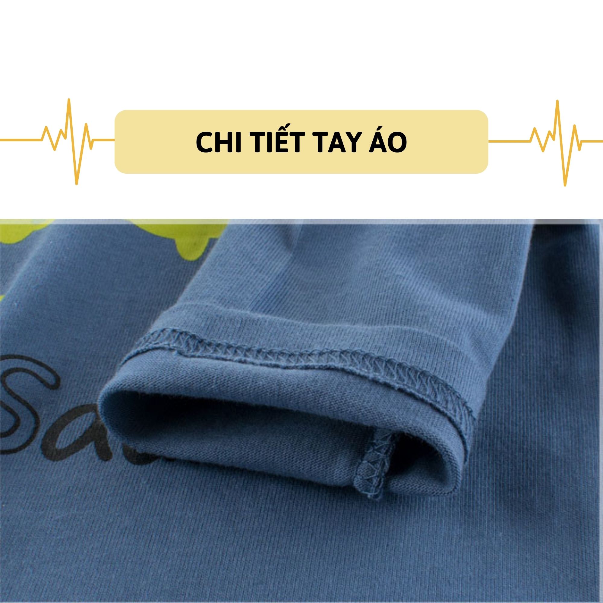 Áo thun dài tay bé trai 27KIDS áo cho bé họa tiết khủng long chất cotton 100% S2004