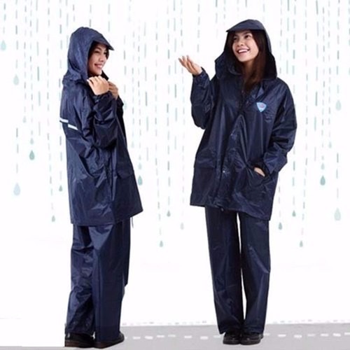 Áo mưa bộ  cho nam và nữ , áo quần đi mưa 2XL , vải dù cao cấp , chống thấm nước tối ưu