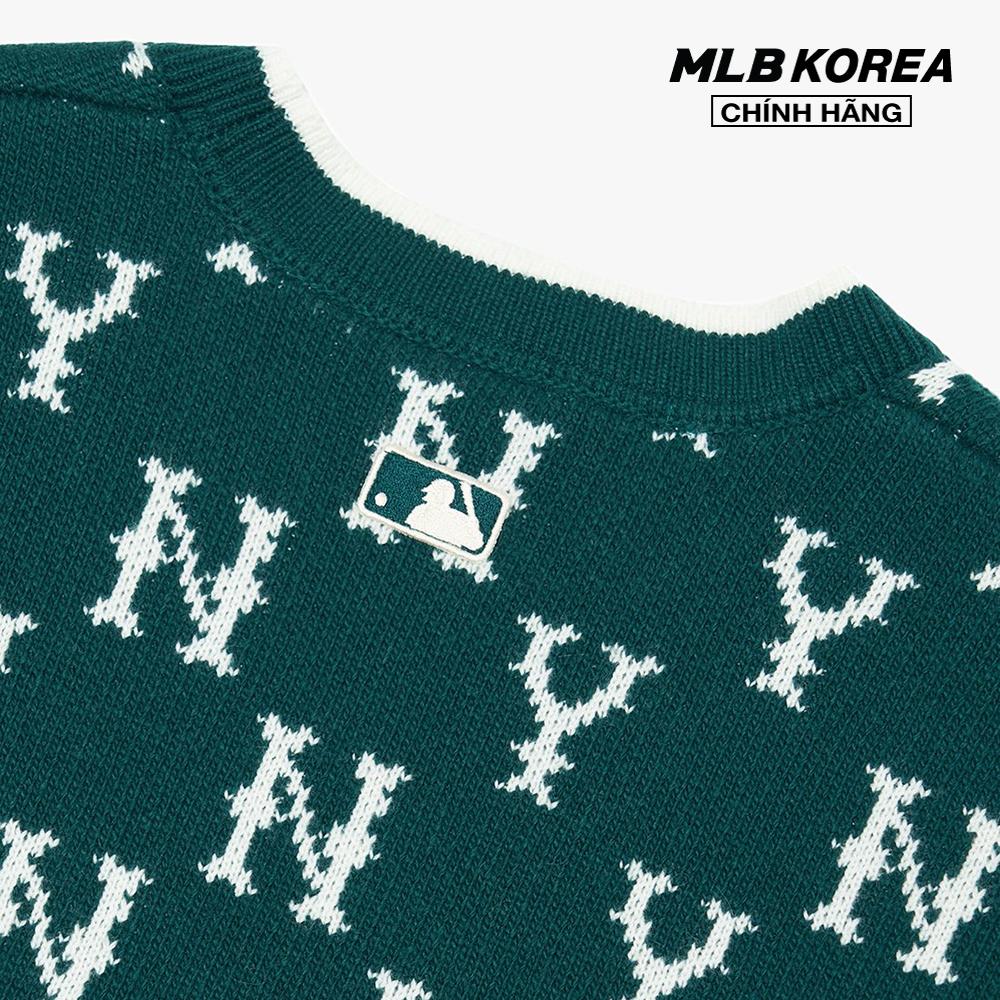 MLB - Áo khoác cardigan phom suông Classic Monogram Front Pattern 3AKCM0124