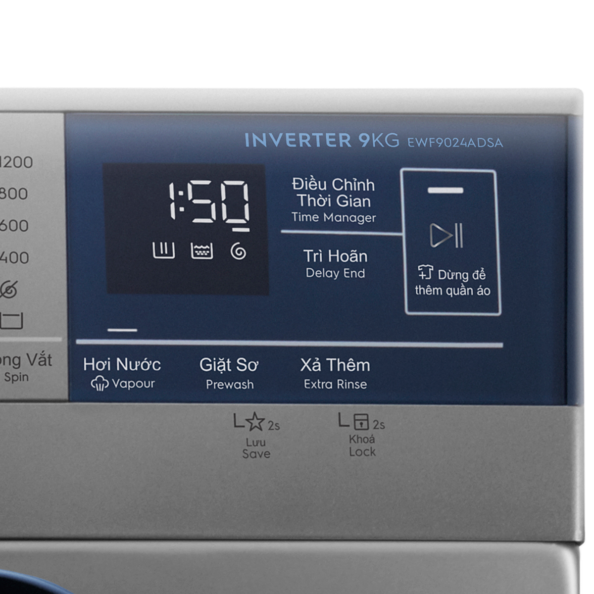 MÁY GIẶT ELECTROLUX EWF9024ADSA 9kg