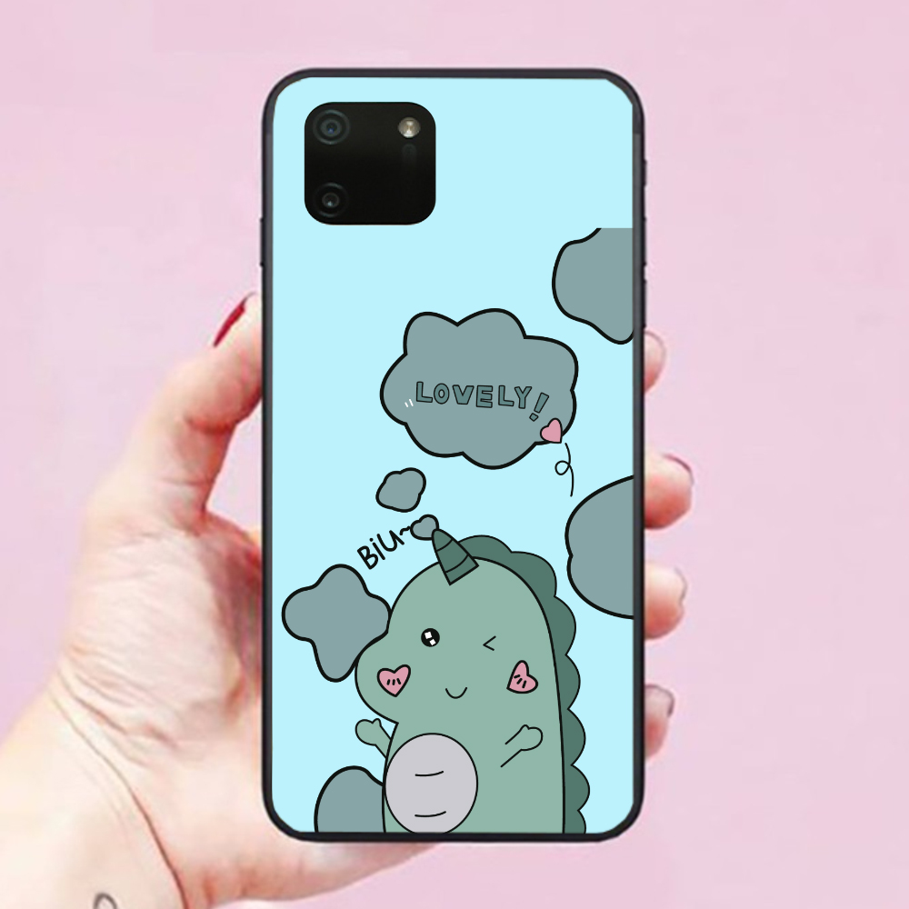 Ốp lưng dành cho điện thoại Realme C11 Hình Khủng Long Cute