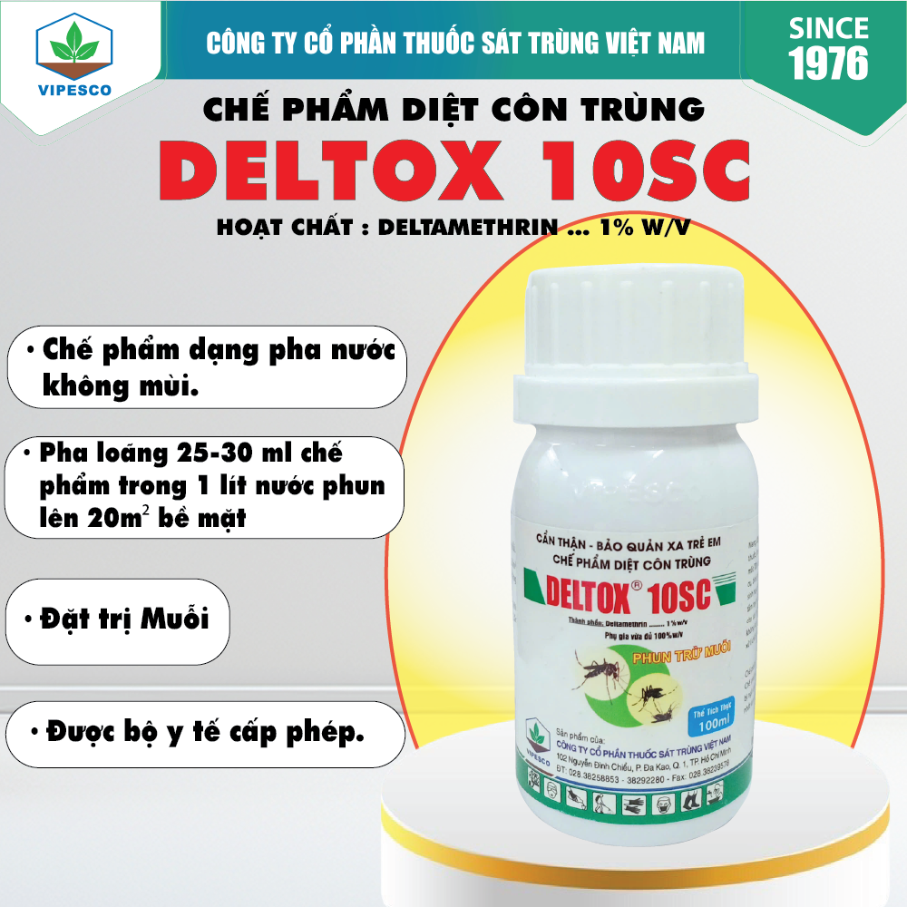 DELTOX 10SC (100ml) - DIỆT TRỪ RUỒI, MUỖI
