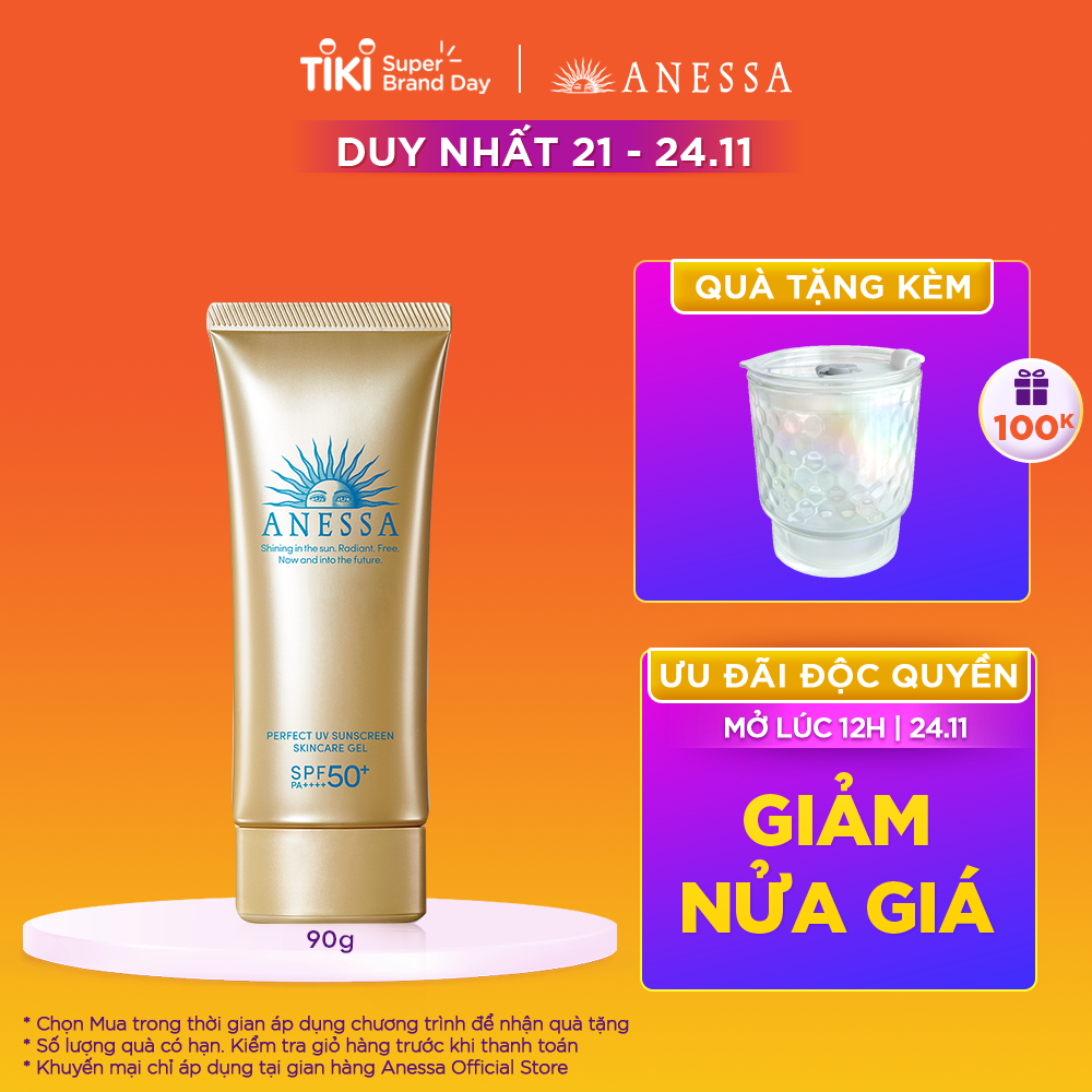Kem chống nắng dạng gel bảo vệ hoàn hảo Anessa Perfect UV Sunscreen Skincare Gel 90g